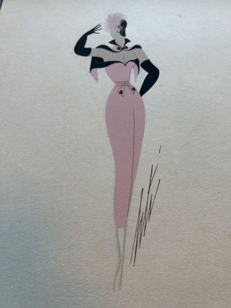 Erte Romain De Tirtoff 1892-1990 Original Gouache