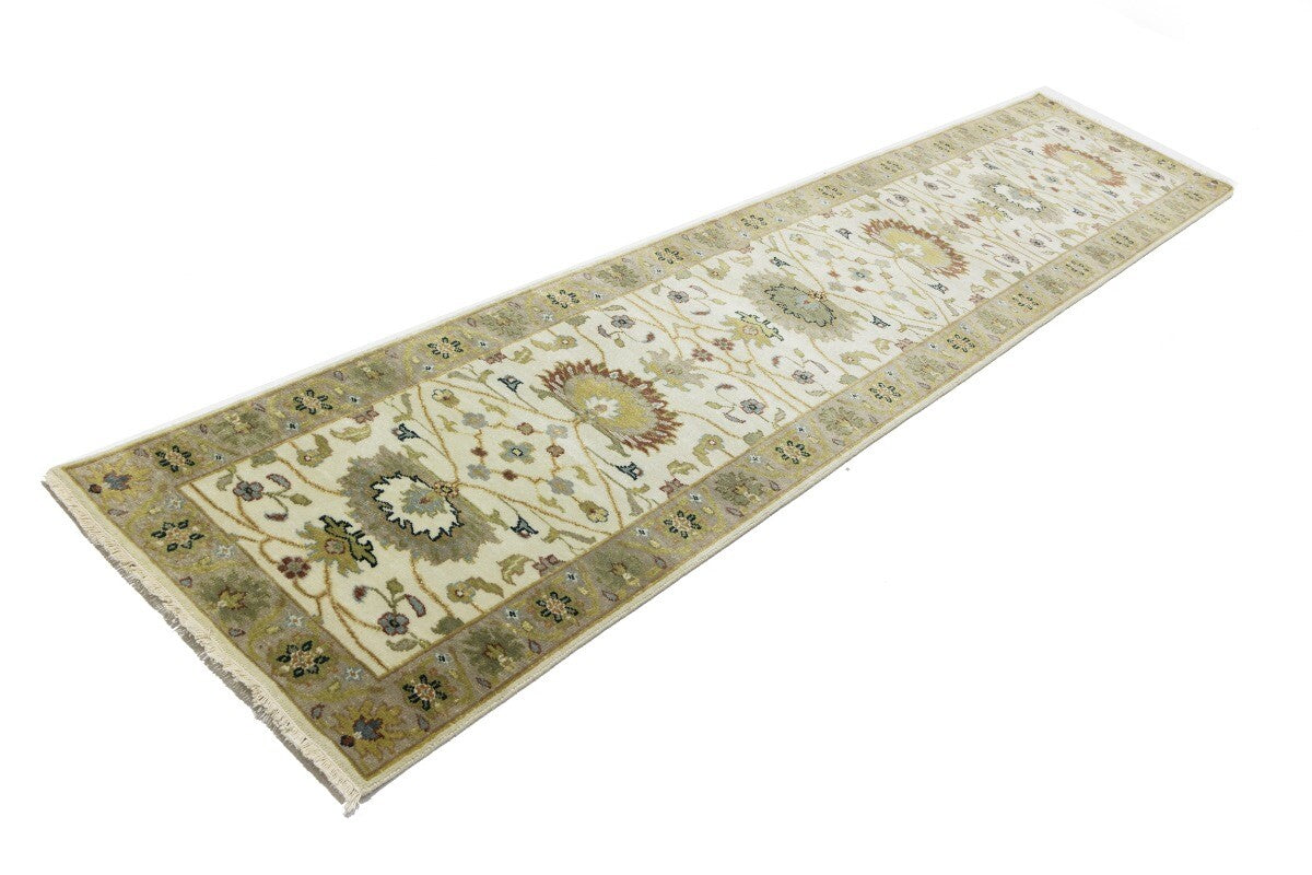 Hand-Knotted Peshawar Chobi Floral Oriental