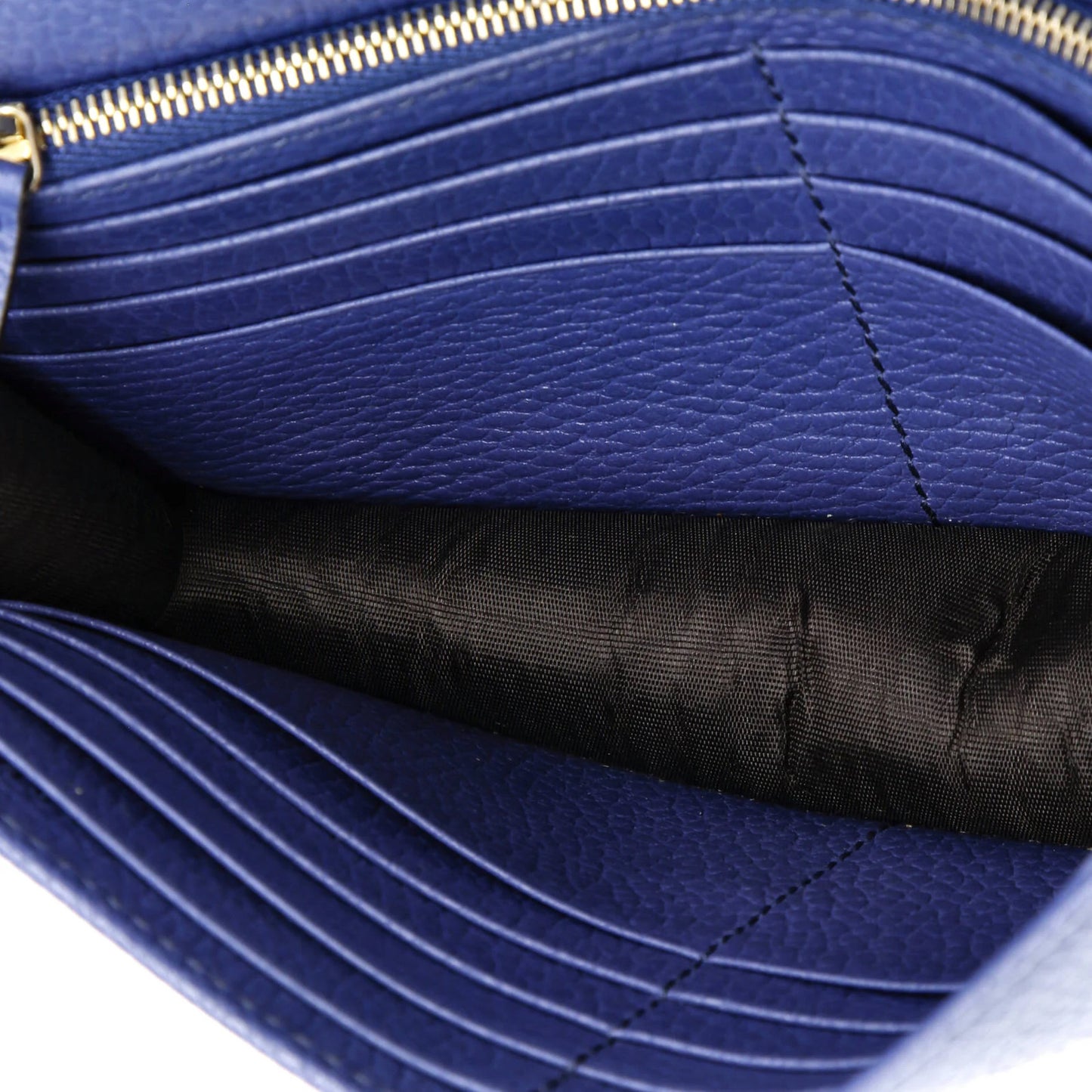 Gucci Interlocking Wallet On Chain Leather