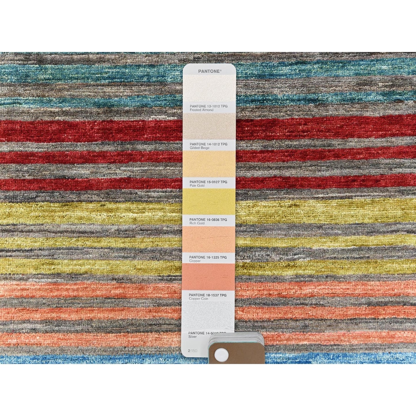 9'10"X13'2" Colorful Afghan Super Kazak Wool Hand Knotted Oriental Rug