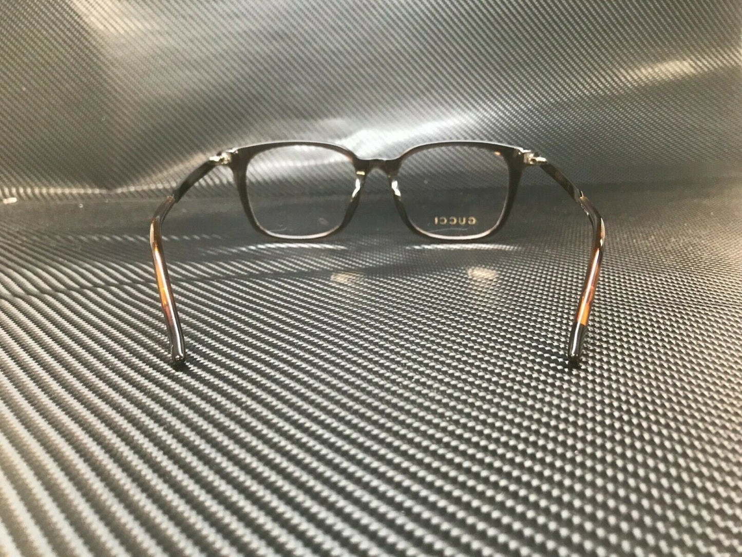 GUCCI GG0831OA 003 Ruthenium Square Rectangle