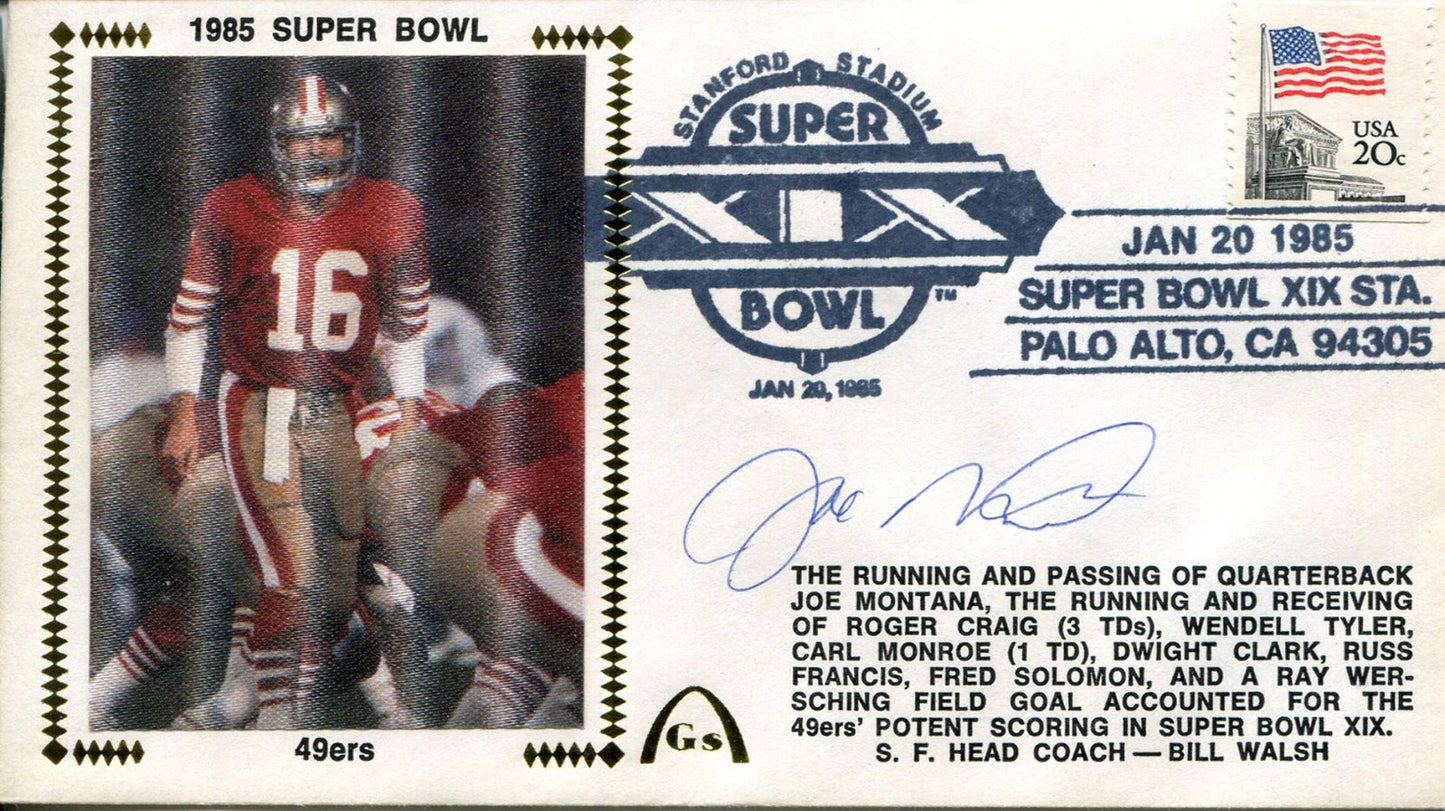 Joe Montana Autographed Gateway First Day Cover