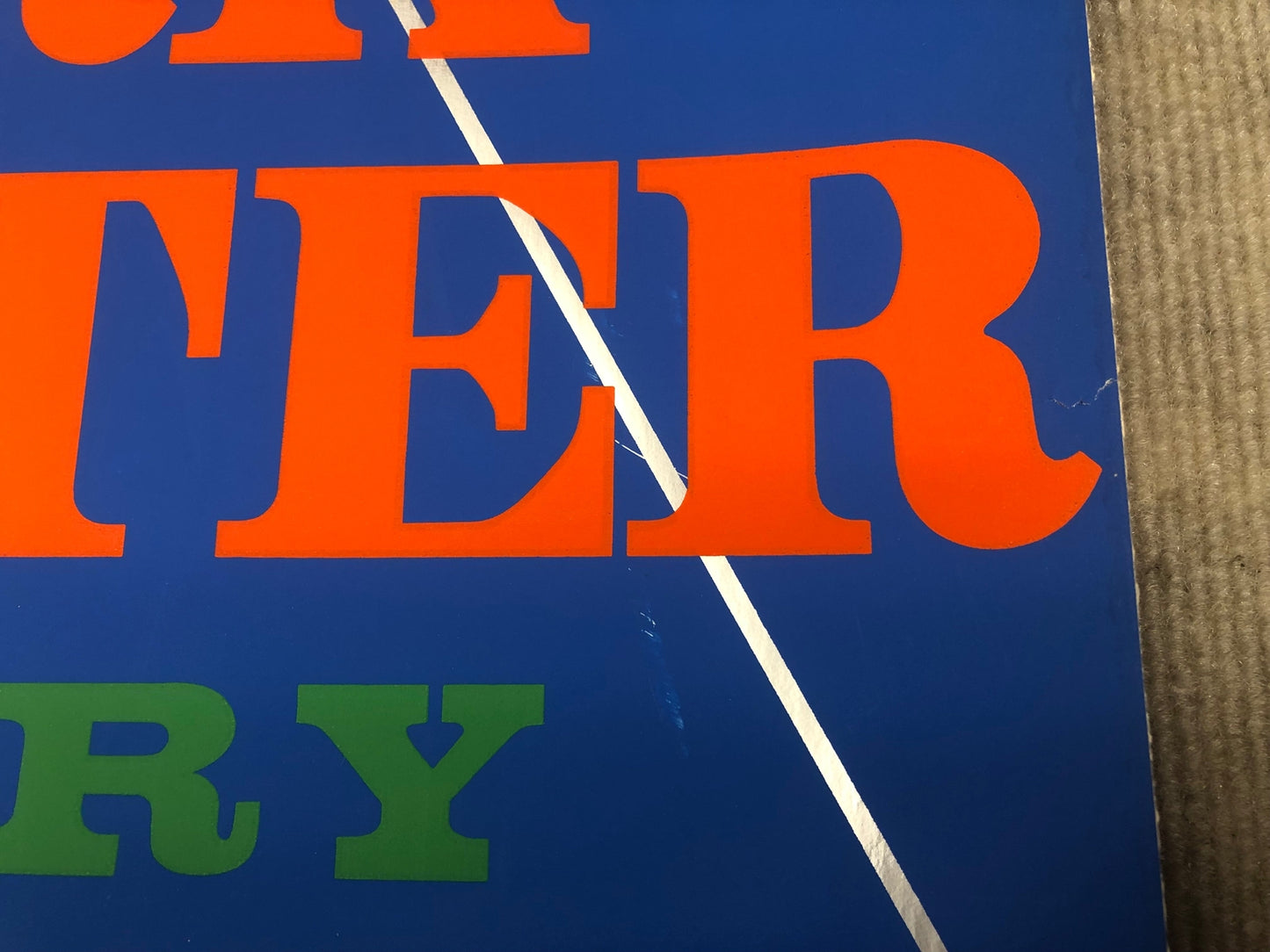 Robert Indiana New York City Center " Serigraph Pop Art Multi
