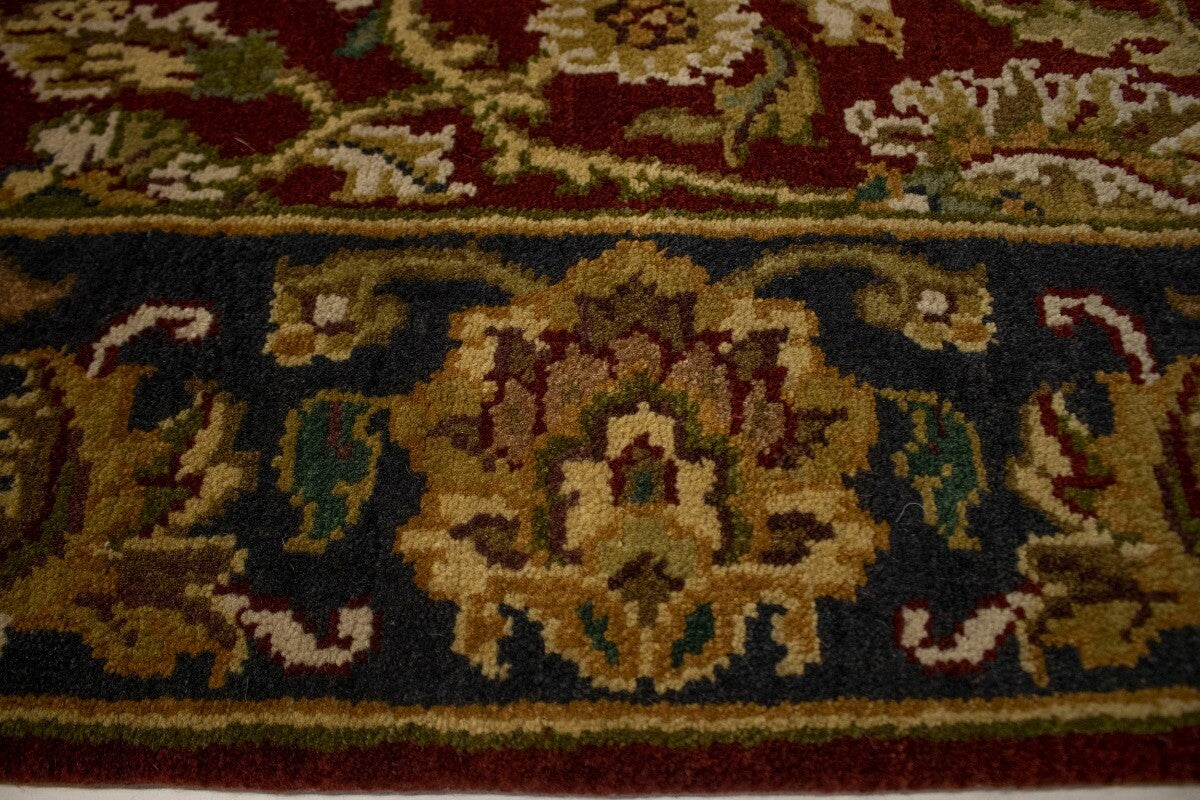 Handmade Chobi Oriental Runner Rug Red & Charcoal