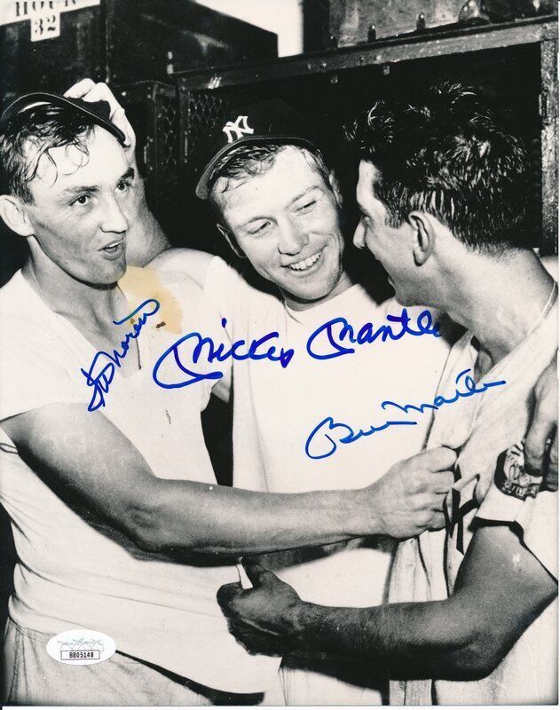Mickey Mantle/Billy Martin/Irv Noren Yankees