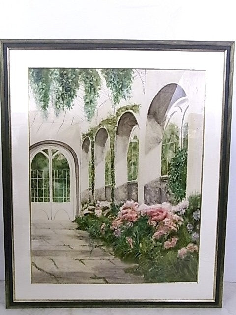 Susan Sahall (American) Original Serigraph/Silkscreen Art Print Signed Framed
