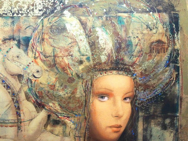 Csaba Markus Carthage Horse Lithograph Print