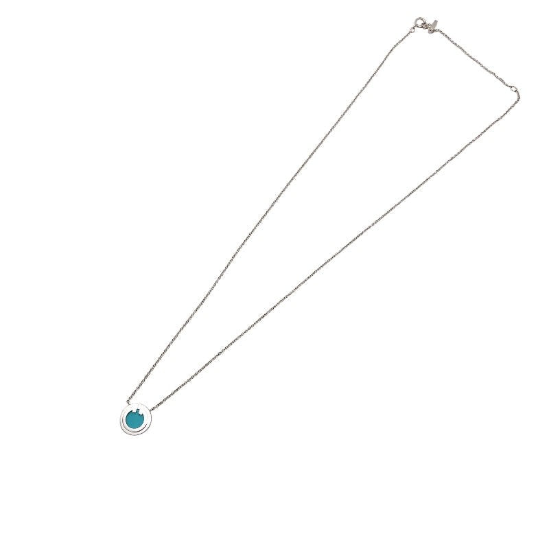 Tiffany & Co. T Circle Necklace With Turquoise