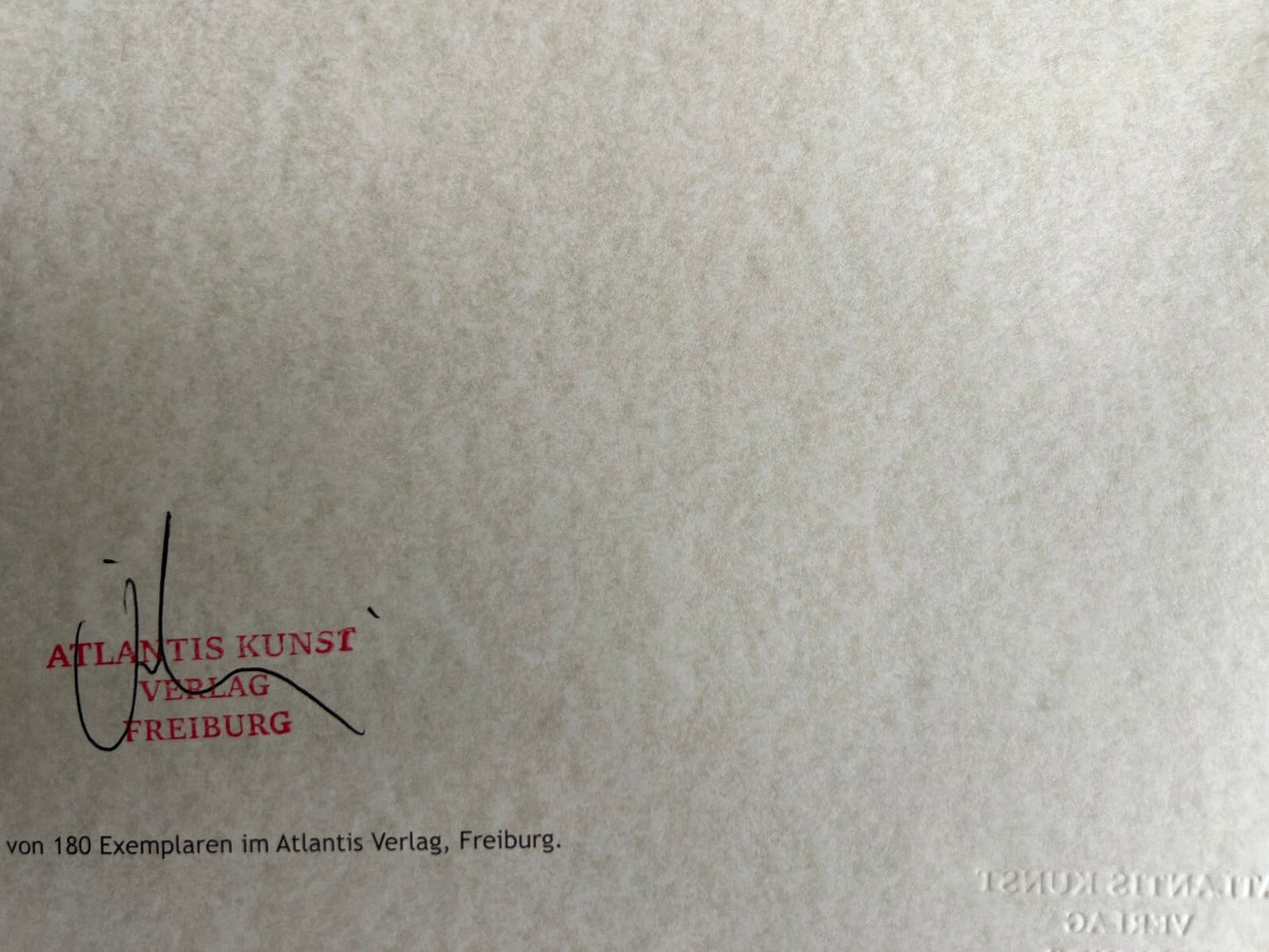 David Hockney Lithograph Handmade Coa Signed Op Numbered In Pencil