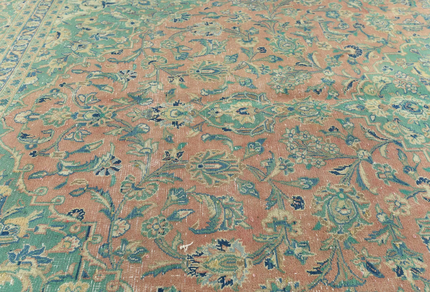 Handmade Semi-Antique Distressed Vintage Oriental