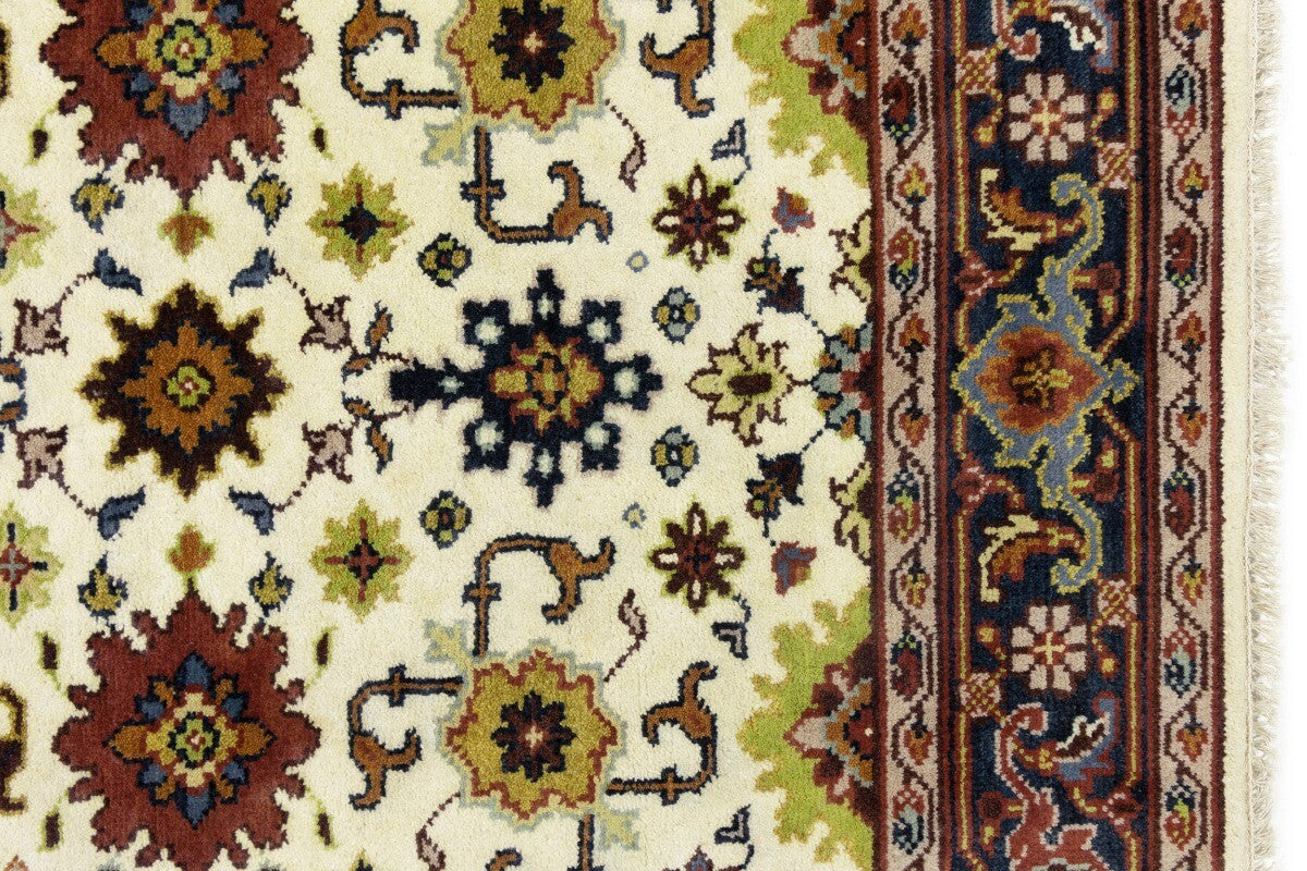 Handmade Floral Design Chobi Rug Wool Oriental