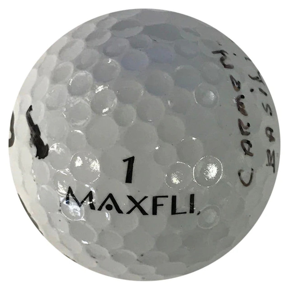 Carmen Basilio Autographed Maxfli 1 Golf Ball