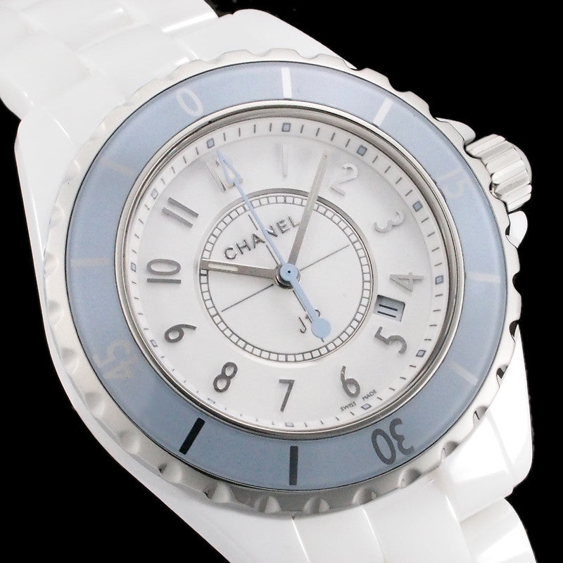 Chanel J12 33Mm Soft Blue 1 H4340 Watch Women