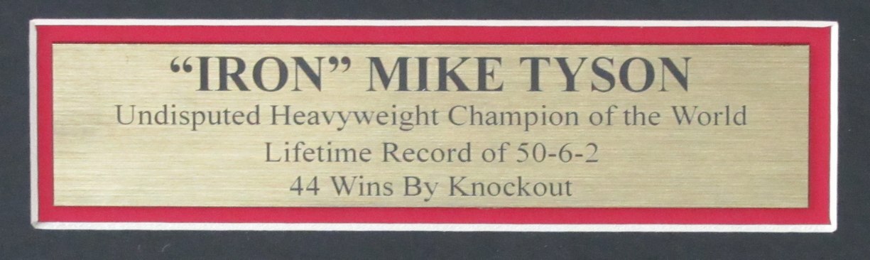 Mike Tyson Iron Mike Champ Signed/Auto Boxing