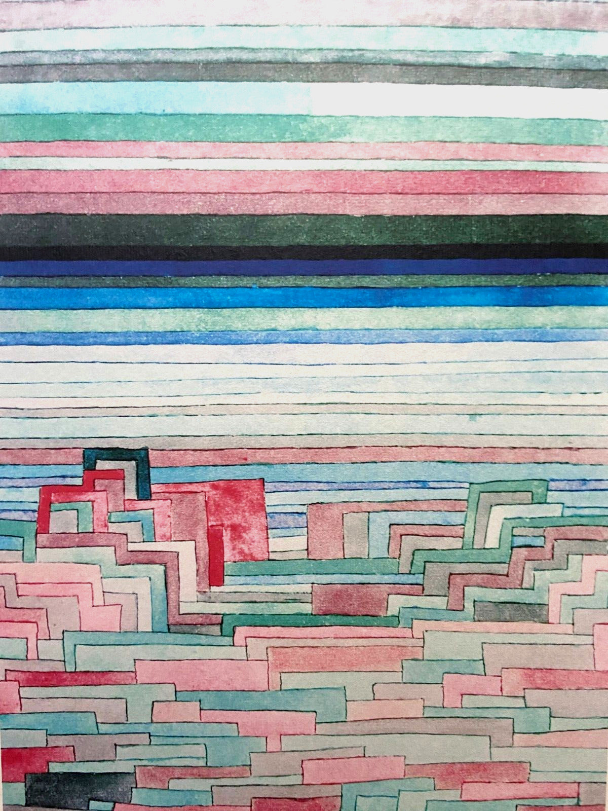 Paul Klee Lithograph 1954 Mourlot Coa Signed