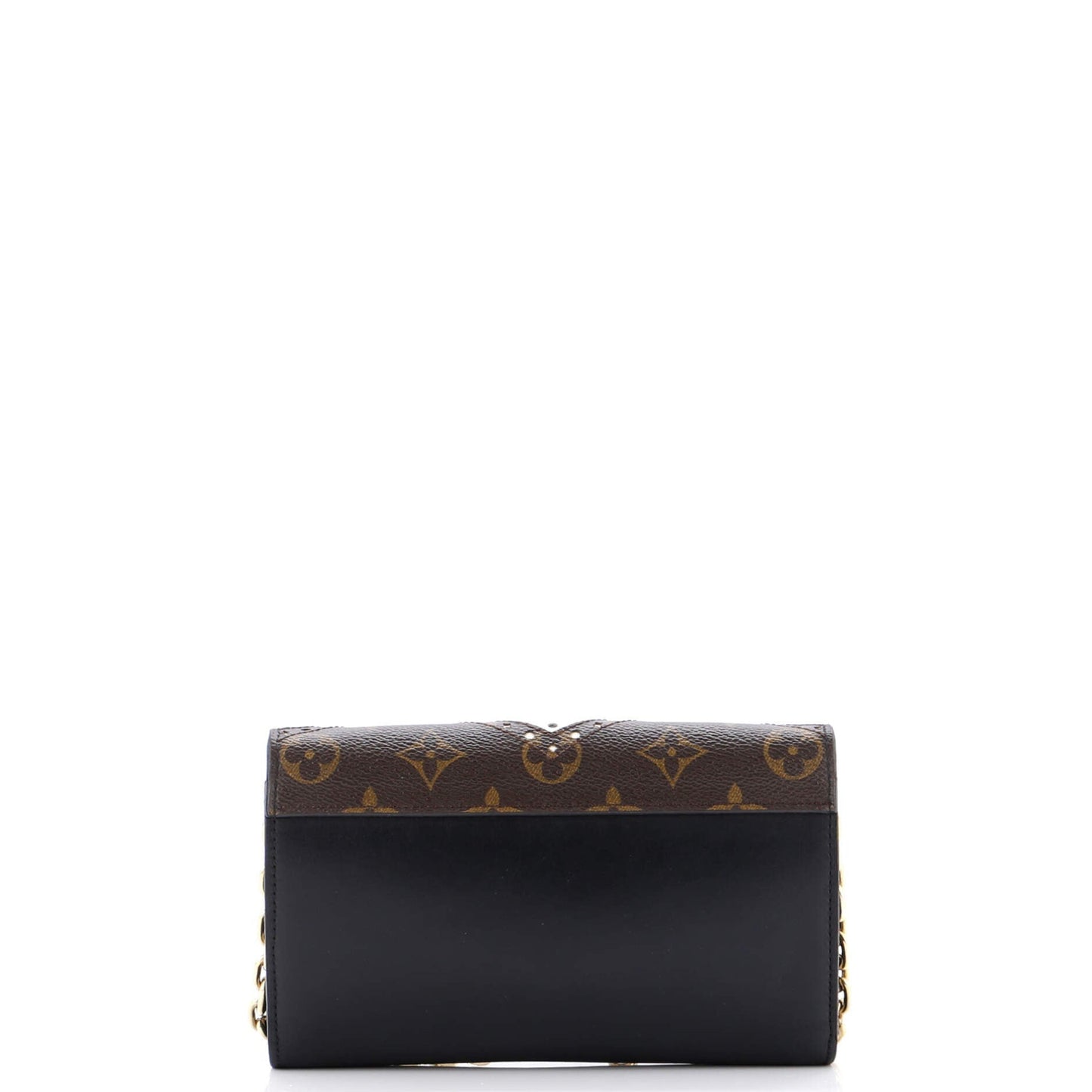 Louis Vuitton Twist Chain Wallet Limited Edition Brogue Reverse Monogram Canvas