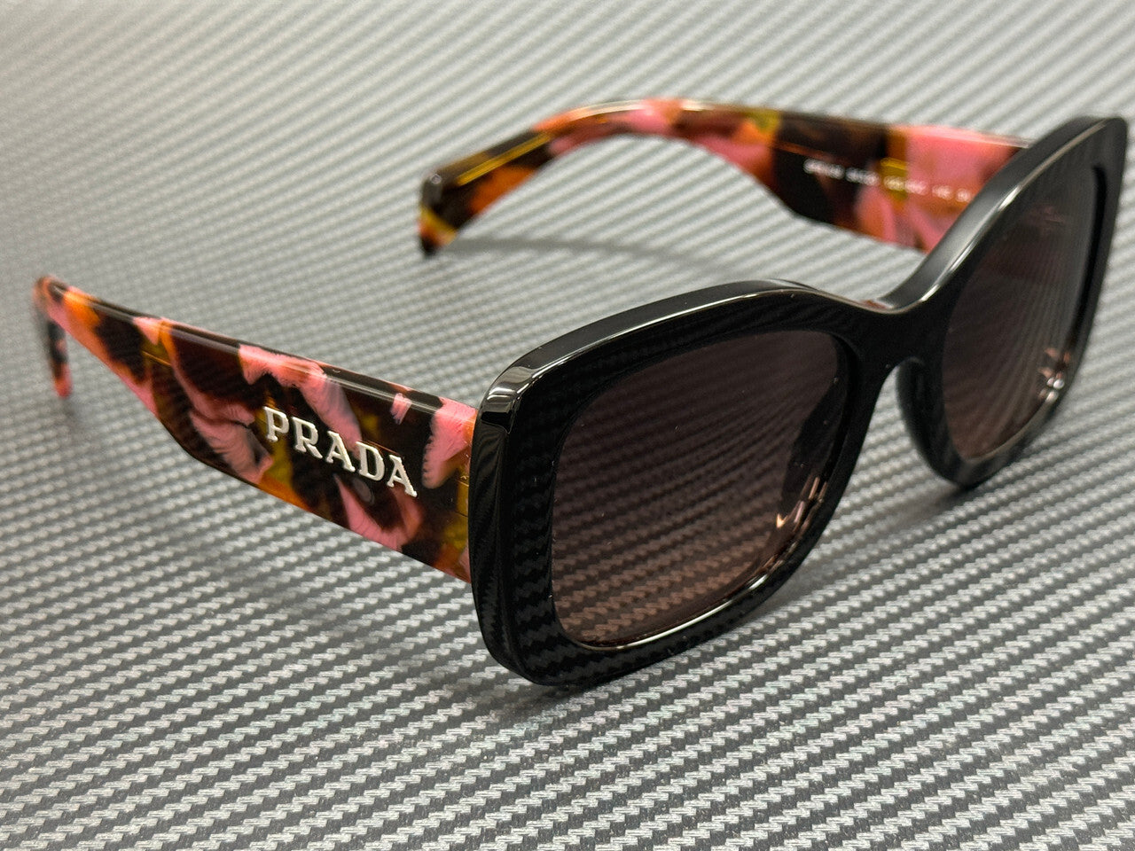 PRADA PR A08S 12O50C Black Grey Gradient Women's