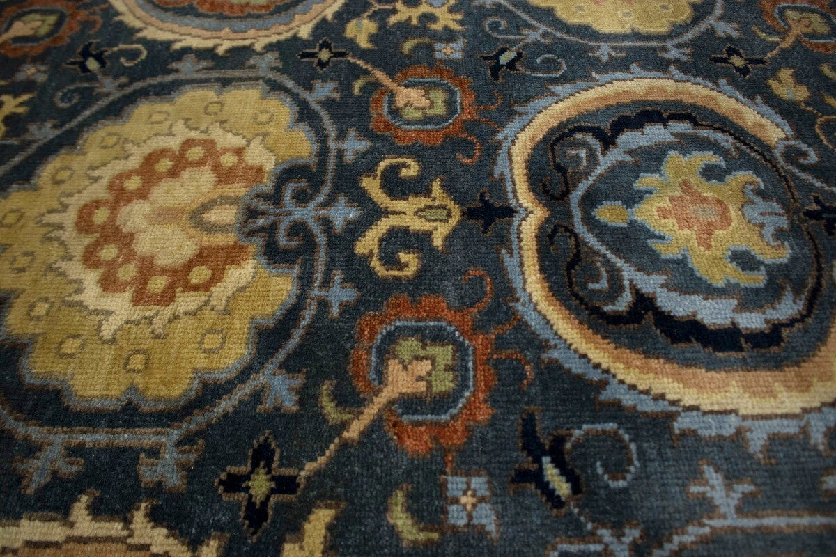 Handmade Osh Chobi Peshawar Oriental Rug Floral