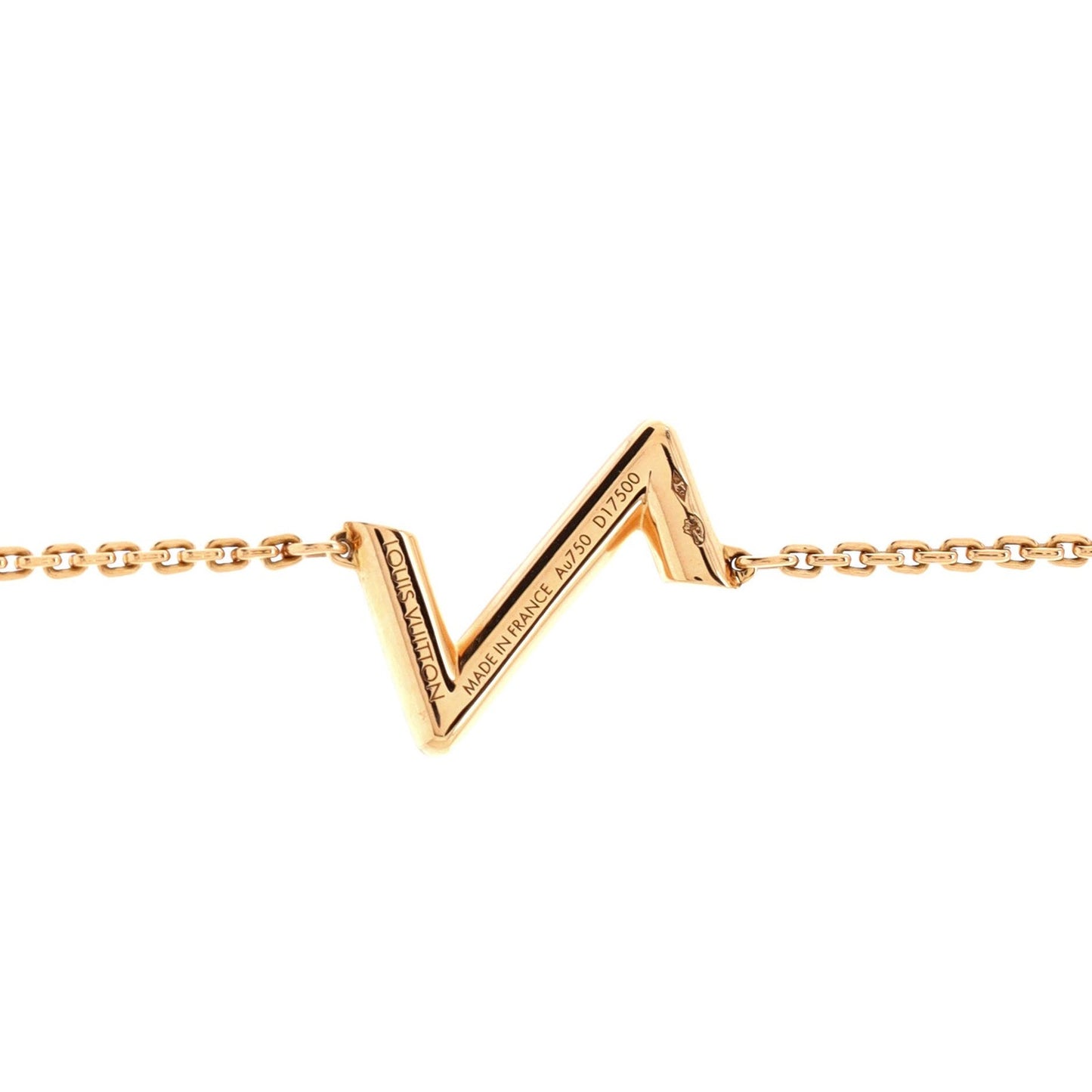 Louis Vuitton Lv Volt Upside Down Chain Bracelet 18K Rose Gold