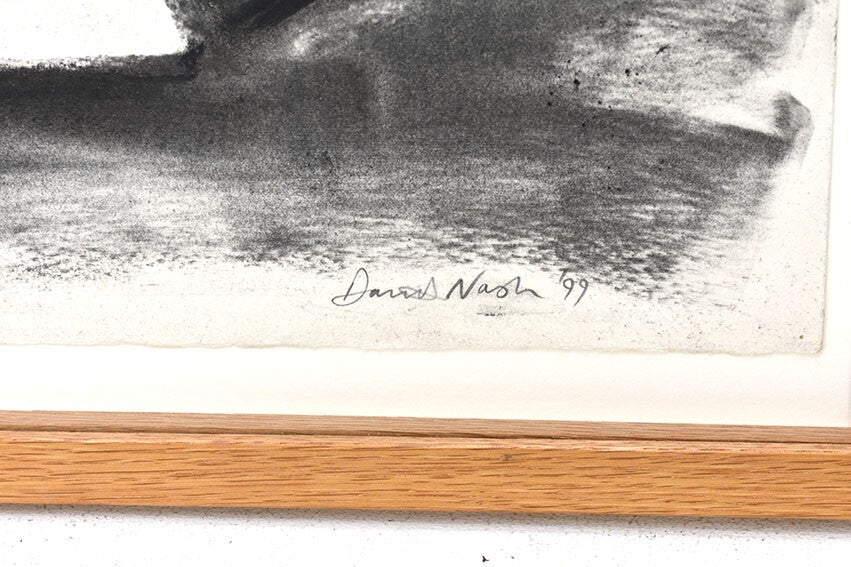 David Nash (British 1945) Charcoal On Paper