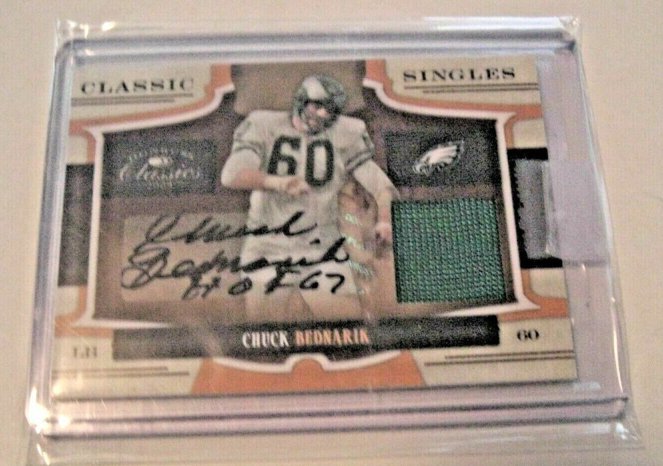 Chuck Bednarik 2009 Donruss Classics Game Jersey