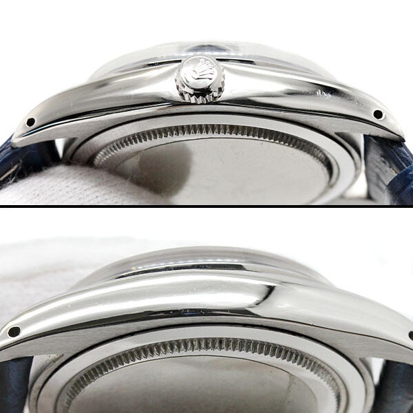 Rolex Oysterdate Precision 6694 Blue Dial Watch Men