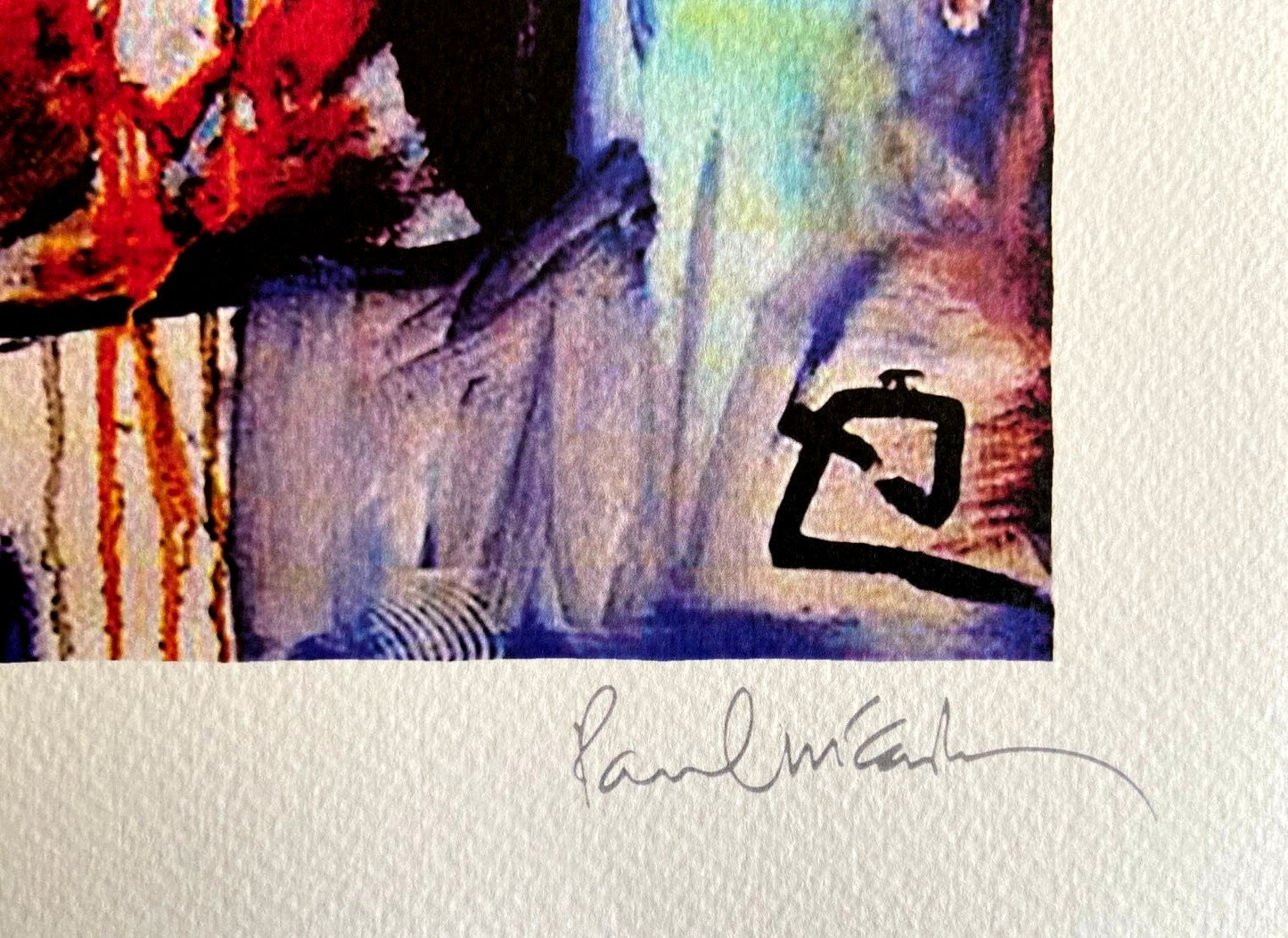 Paul Mccartney 'Eulogy To David Bowie' Lithograph