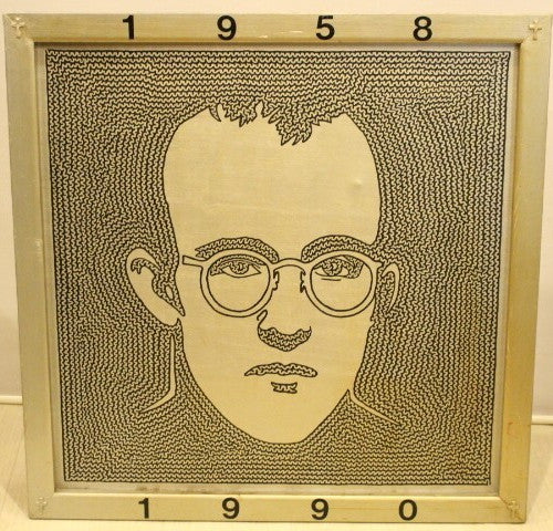 Ken Hamazaki "Keith Haring" Original Acrylic On Canvas Painting Signed Framed