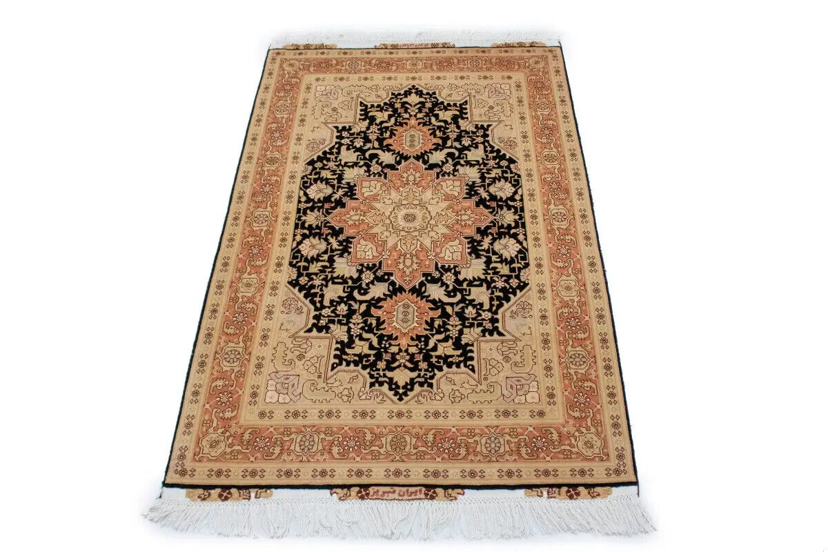 Handmade Signed Oriental Rug Classic Floral Kork