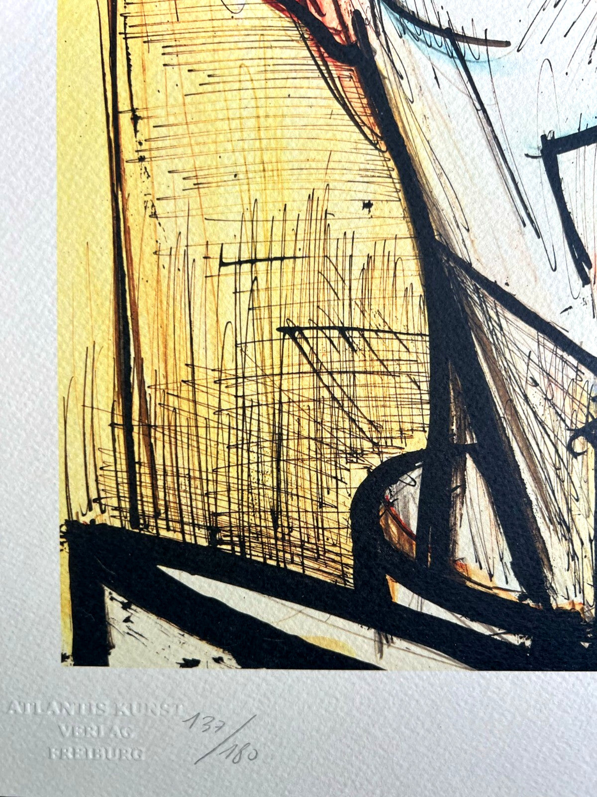 Bernard Buffet Lithograph Certified Coa Signed In