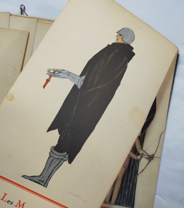 Georges Lepape Costumes De Thtre Ballets Divertissements Pochoir Art Deco 1920