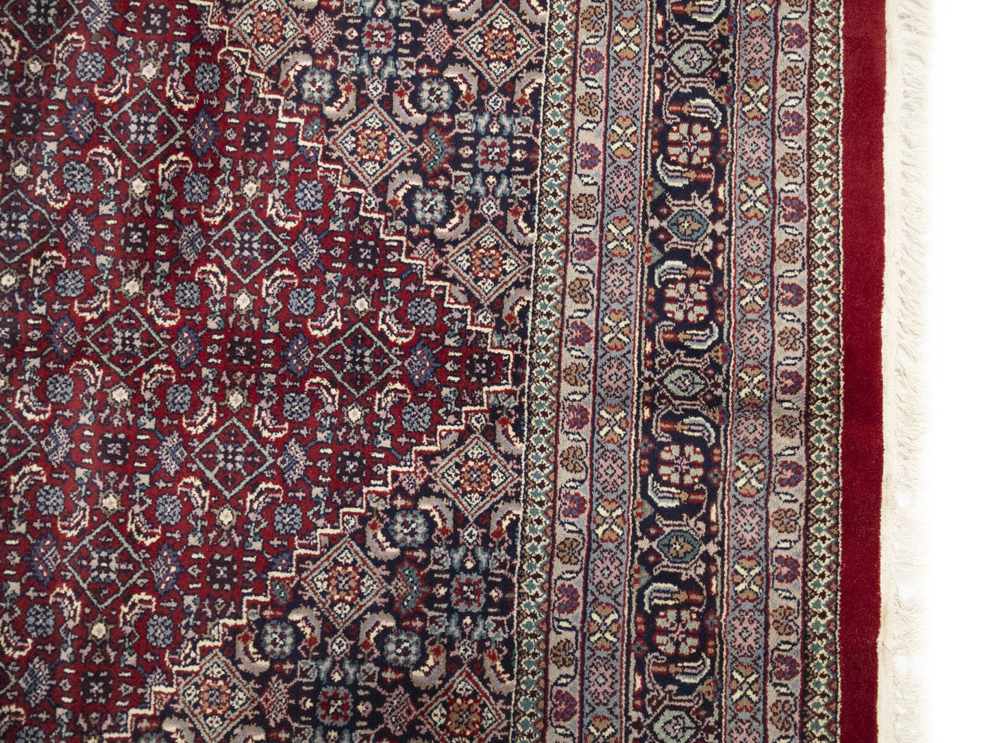 Floral Tribal Indo-Bidjar Oriental Wool Rug