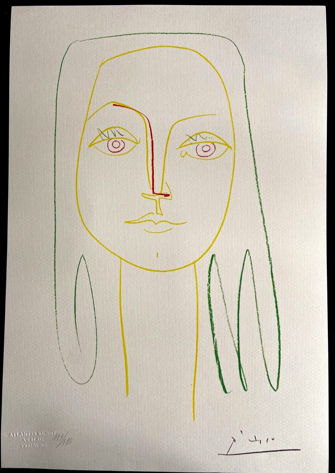 Pablo Picasso Lithograph Coa Signed Numbered