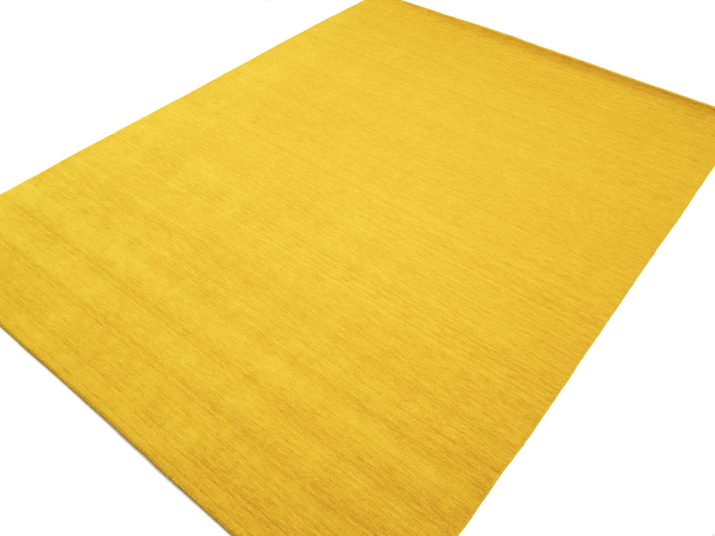 Solid Design Hand-Loomed 9X12 Gabbeh Wool Rug