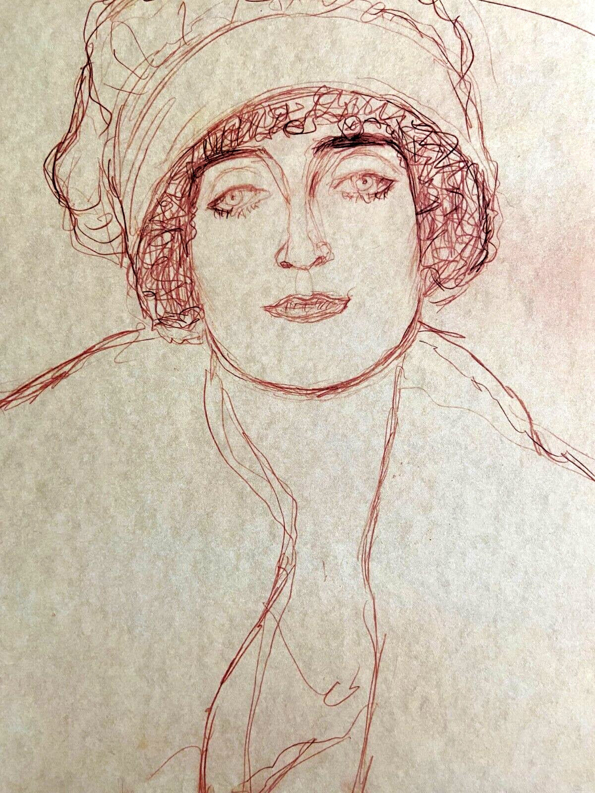 Gustav Klimt Lithograph Certified Signed (Egon Schiele.Edvard Munch)