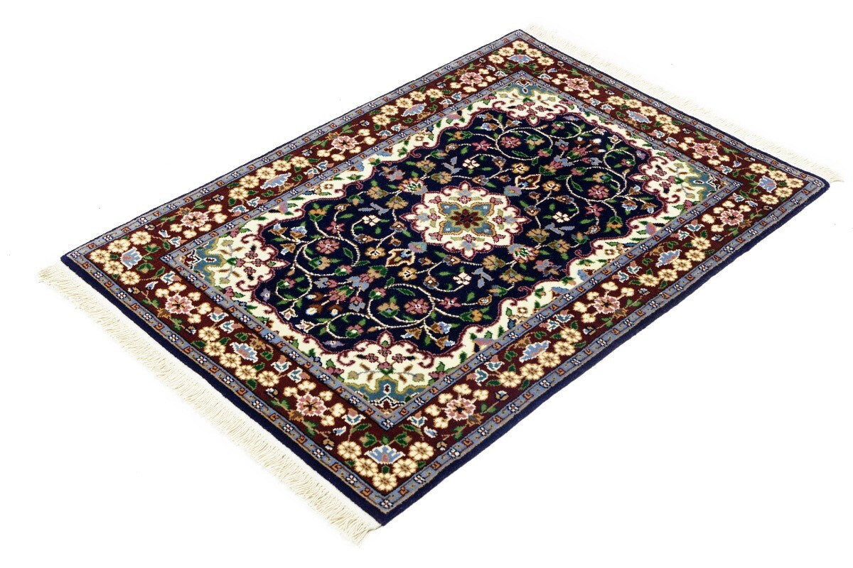 Hand-Knottted Kirman Oriental Rug 3X4 Ft Classic
