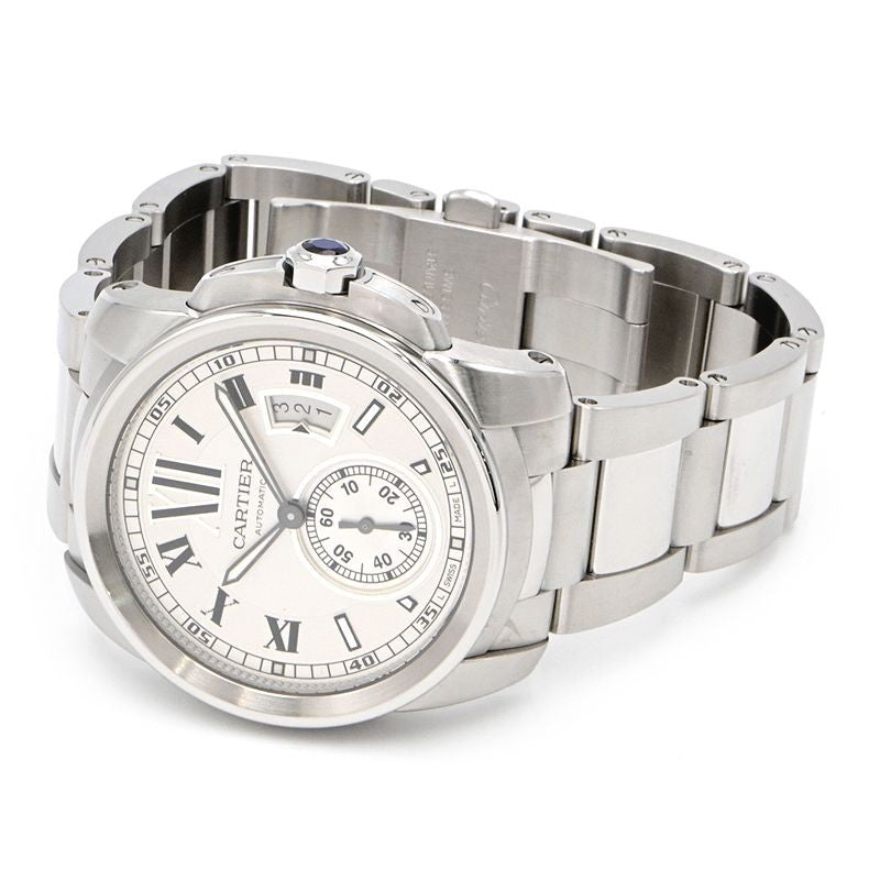 Cartier Calibre De Cartier Watch Lm W7100037 Silver Men'S Used Watch #6109