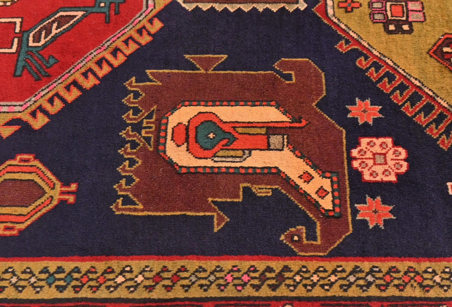Handmade Tribal Pictorial Design Oriental Runner