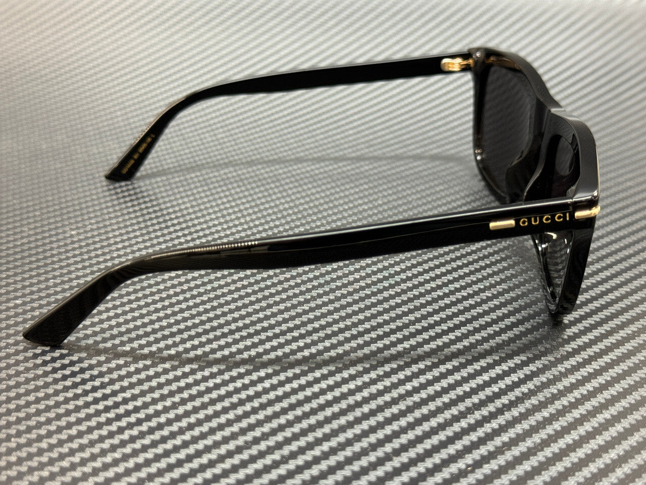 Gucci Gg1444S 001 Black Dark Grey Men'S Large 55