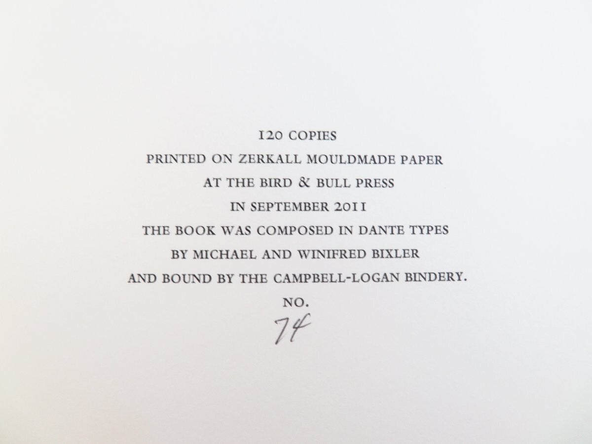 Floyd Alonzo Mcclure Chinese Bamboo Papermaking, 2011, Bird & Bull Press, 1St
