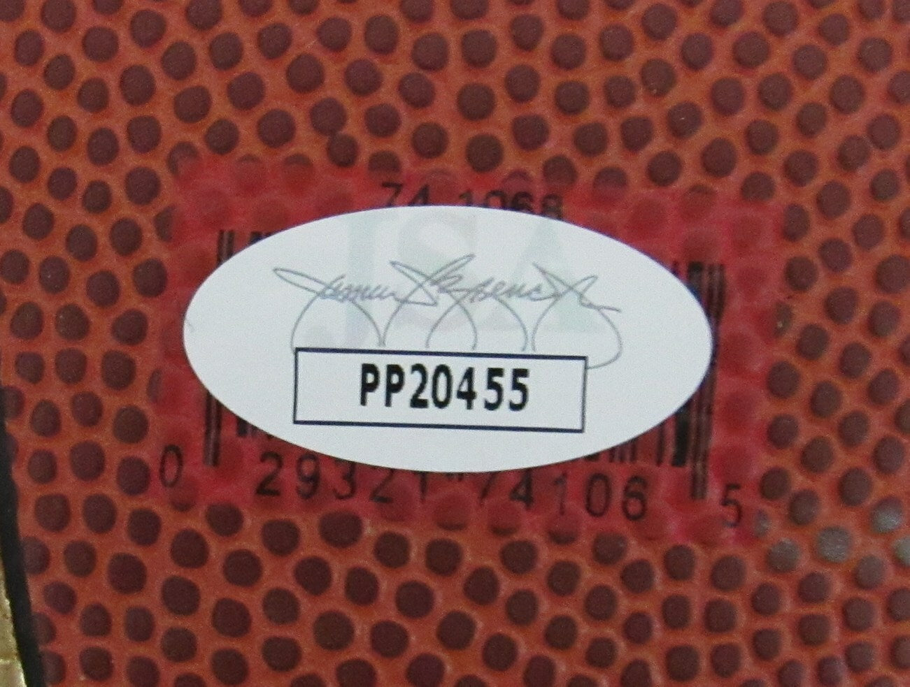 K.C. Jones Hof Celtics Signed Spalding Nba Basketball Jsa 159604