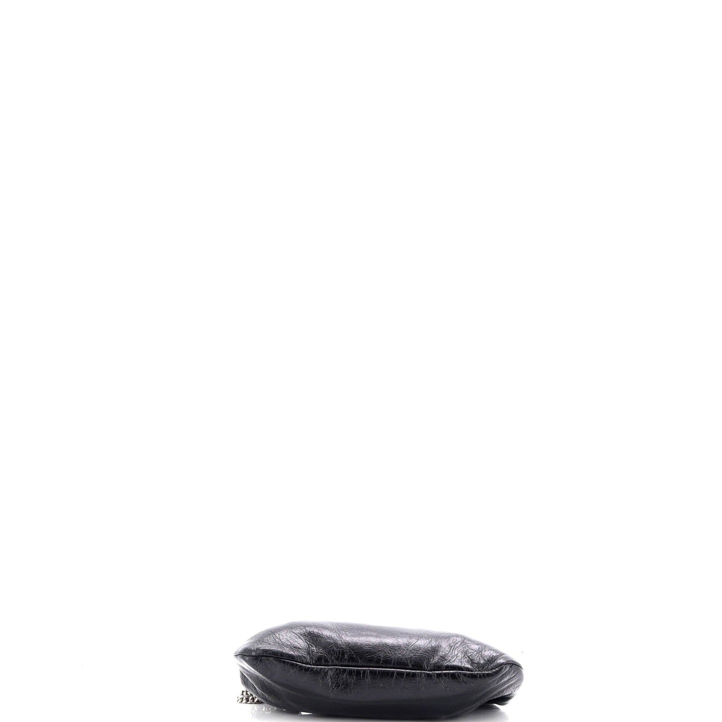Saint Laurent Pac Pac Ruched Hobo Leather