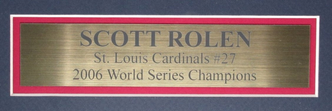 Scott Rolen Hof Cardinals Signed/Auto White