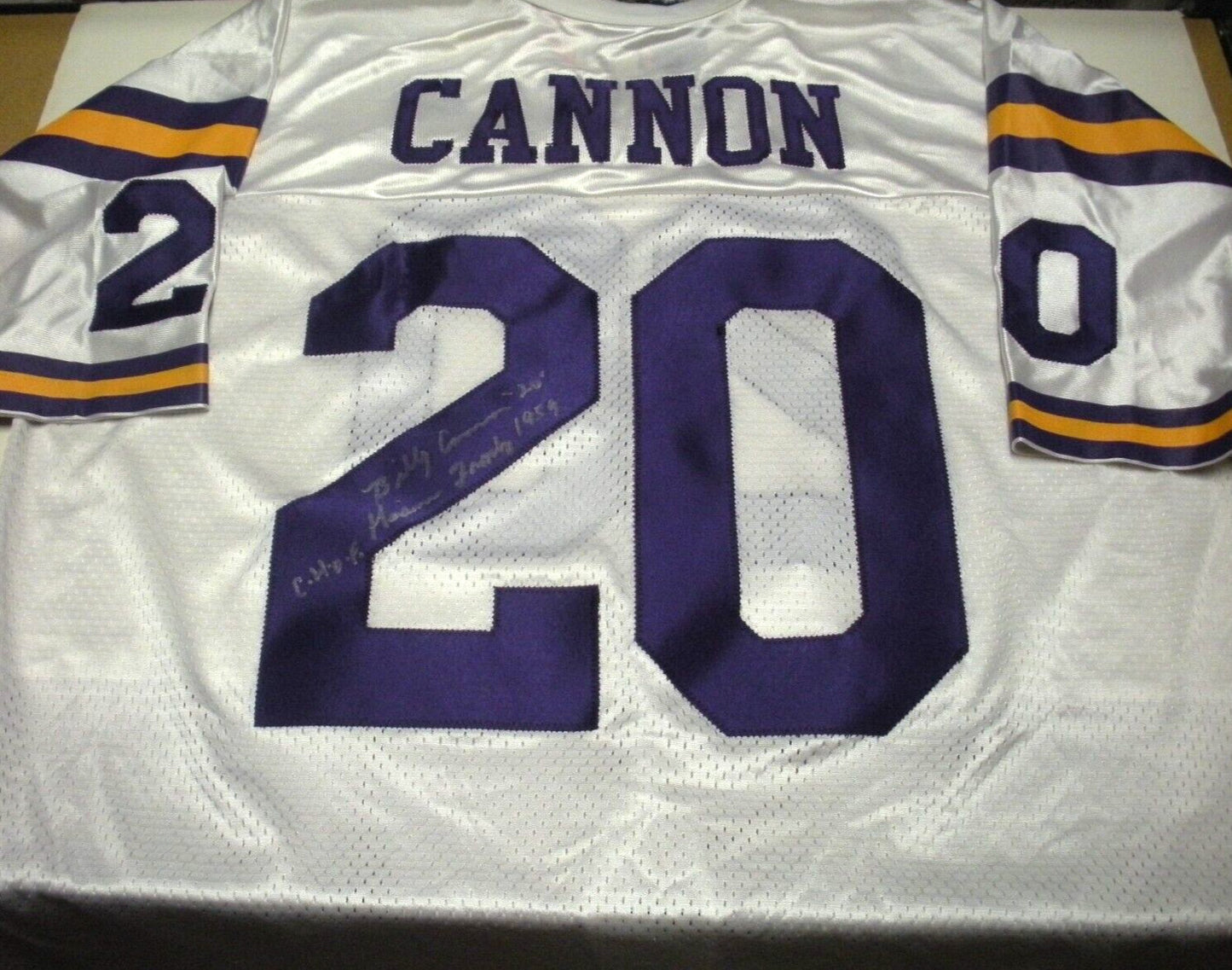 Billy Cannon Lsu Tigers Heisman 59 W/Coa Signed
