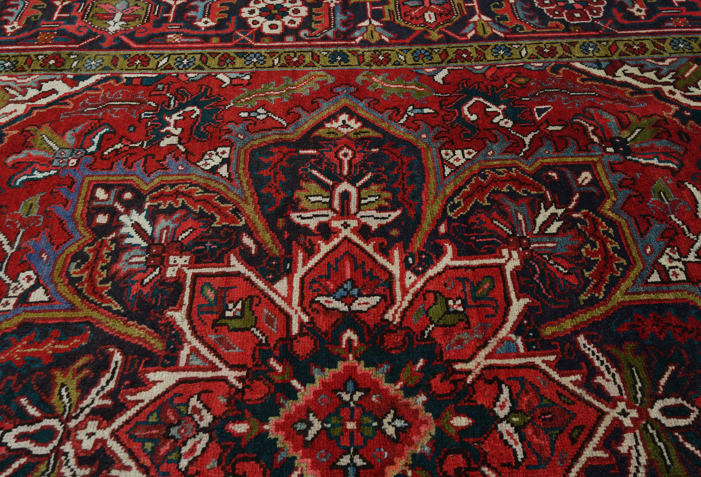 Tribal Handmade Oriental Rug 6'7X9 Ft Red Vintage