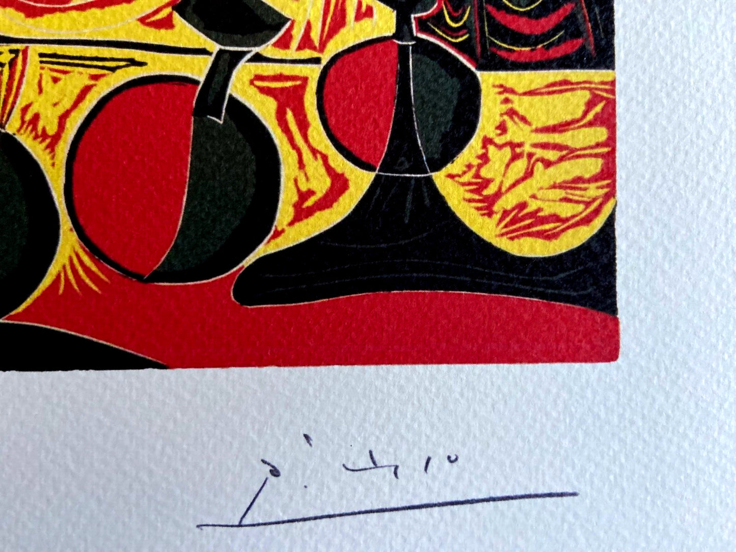 Pablo Picasso Estate Lithograph COA Signed Op