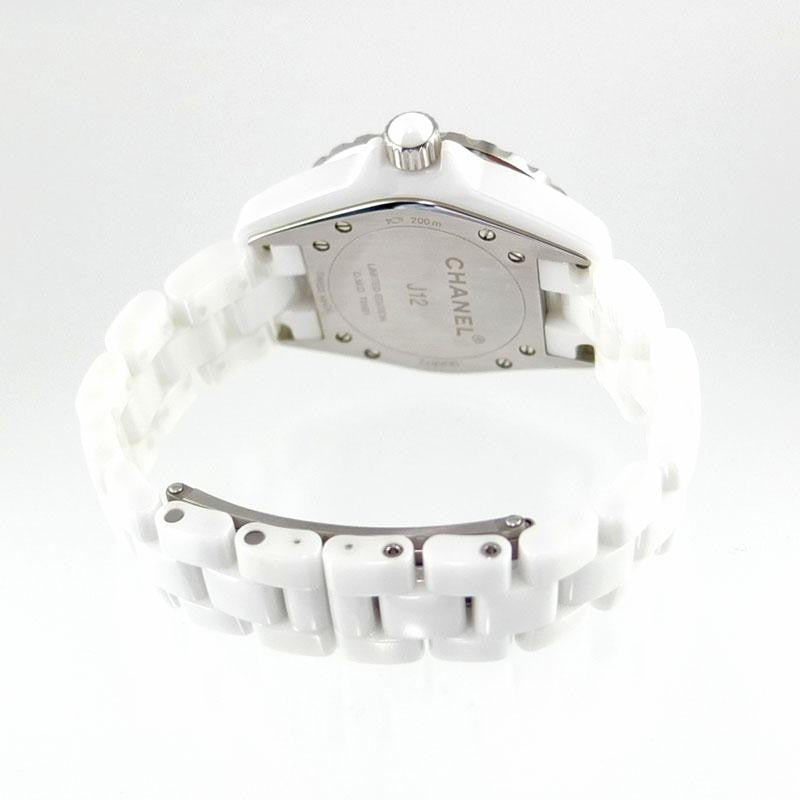 Chanel J12 Pink Light White Ceramic H4863
