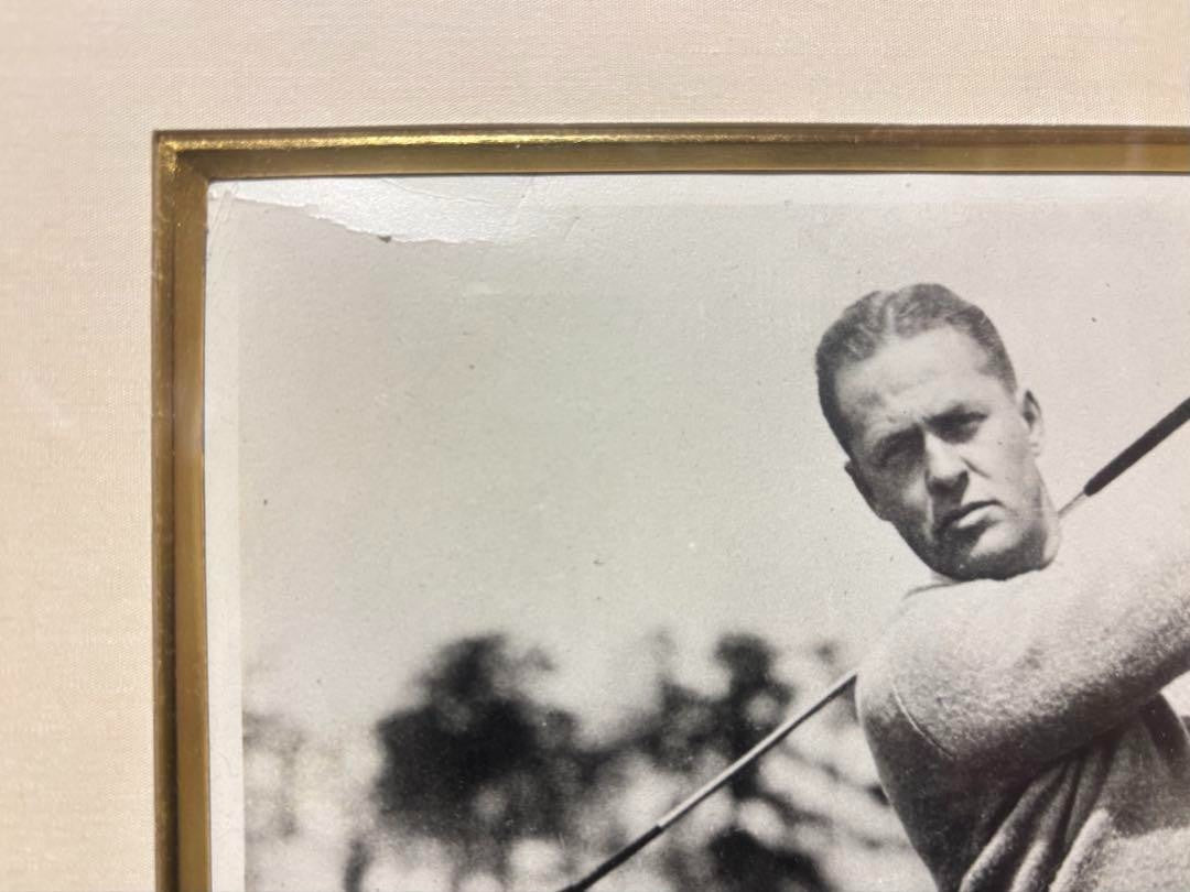 Bobby Jones Signed Photo 8X10 Vintage Golf Legend W/ Frame (Believed Authentic)