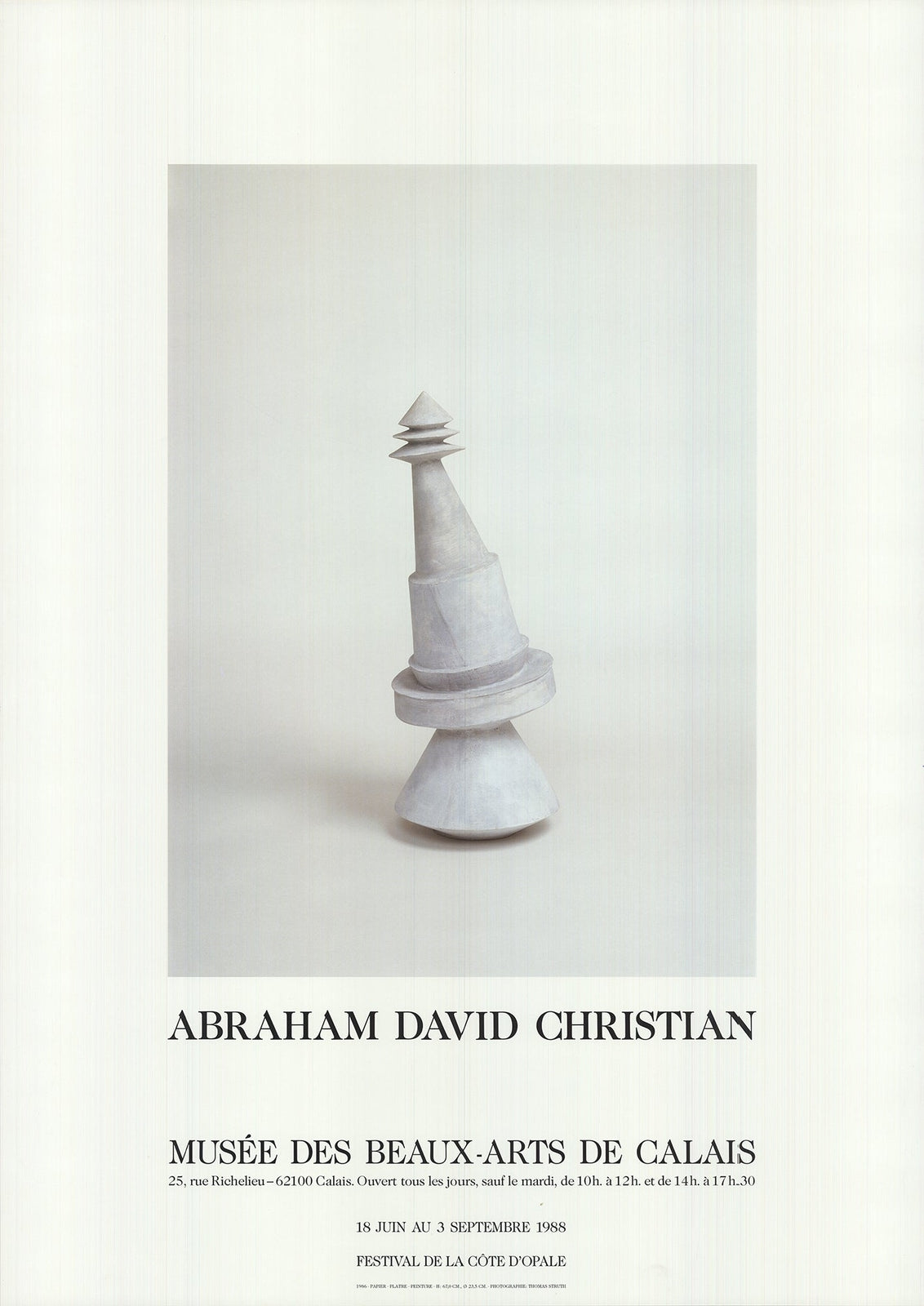 Abraham David Christian Calais Museum Of Fine Arts " Offset Lithograph
