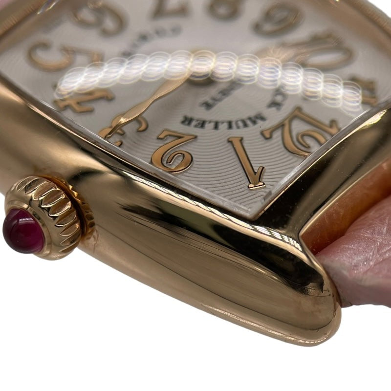 Franck Muller Tonneau Curvex 2252Bqzrel Silver K18Pg